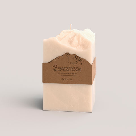 3D Relief - Berg Gipfel Kerzen (Klein)