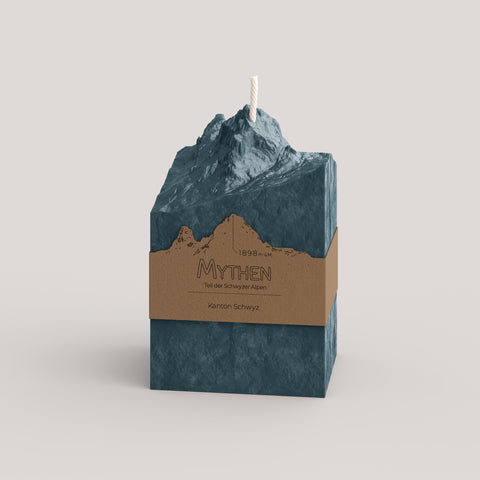 3D Relief - Berg Gipfel Kerzen