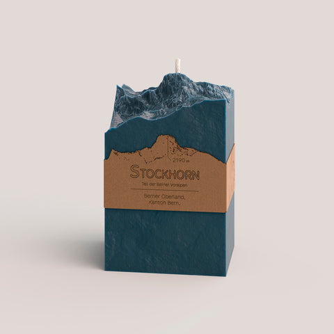 3D Relief - Berg Gipfel Kerzen (Gross)