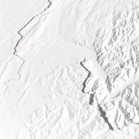 3D Relief Schweiz - Reliefkarte aus Keramik