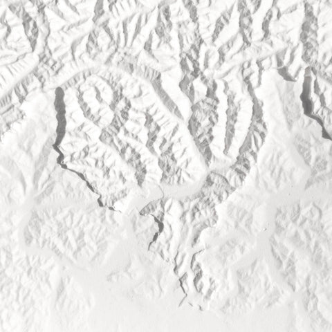 3D Relief Schweiz - Reliefkarte aus Keramik