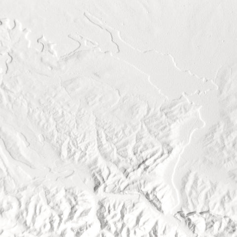 3D Relief Schweiz - Reliefkarte aus Keramik
