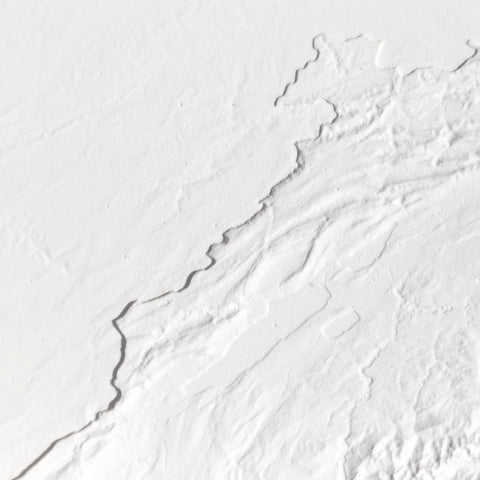 3D Relief Schweiz - Reliefkarte aus Keramik