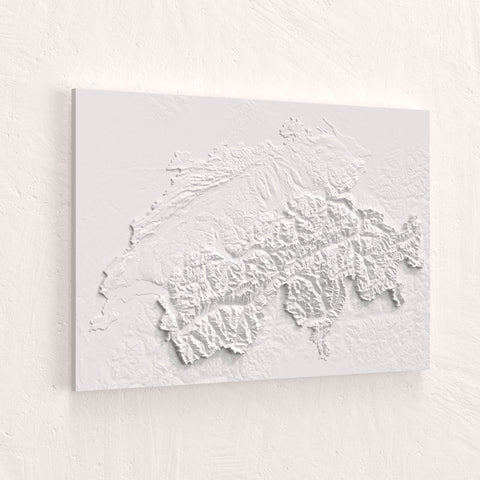 3D Relief Schweiz - Reliefkarte aus Keramik