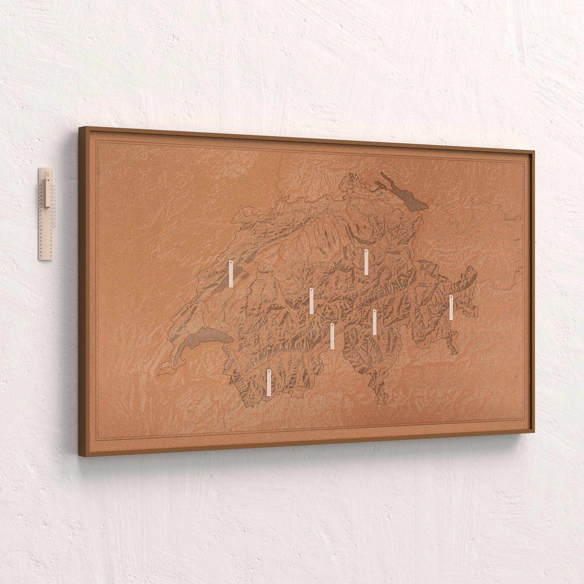 topografische landkarte schweiz pinnwand 3d relief landeskarte buchenholz