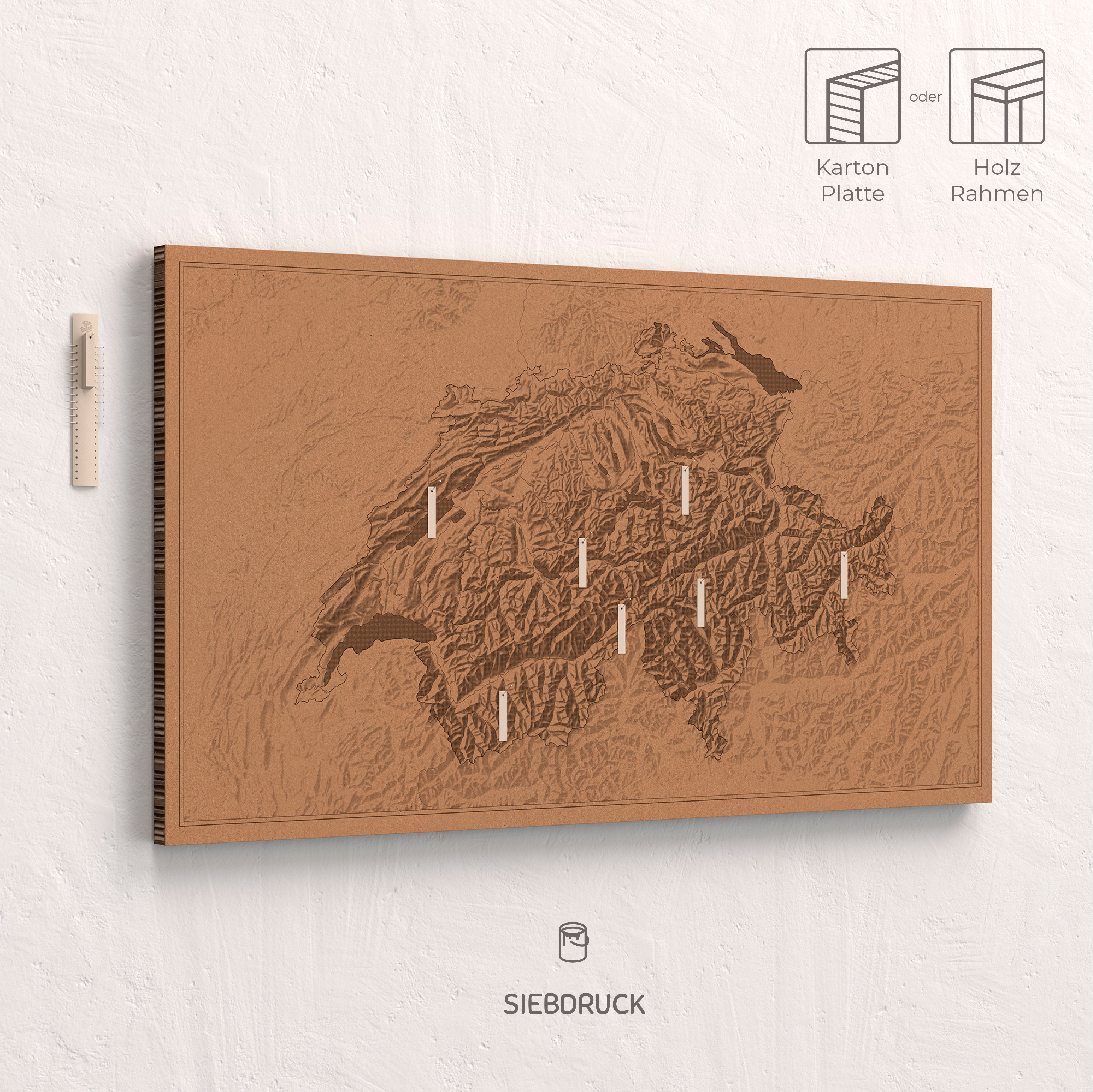 relief bild schweiz wand poster topografie alpenkarte